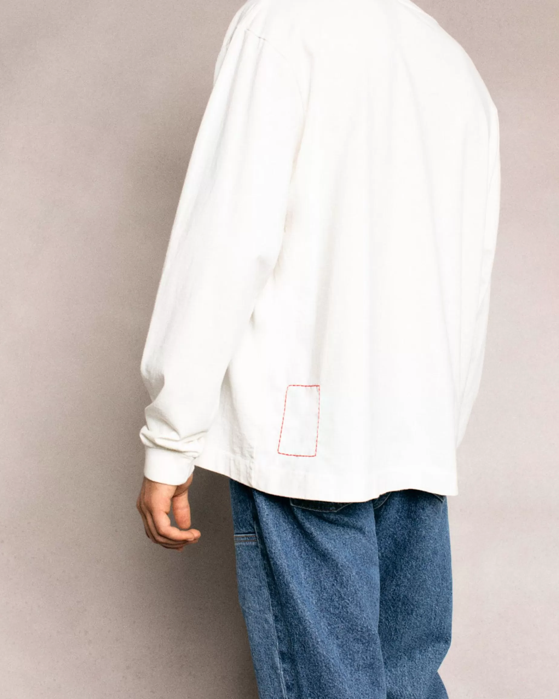 Camiseta Basica L/S (Vintage White)^Cherry Online