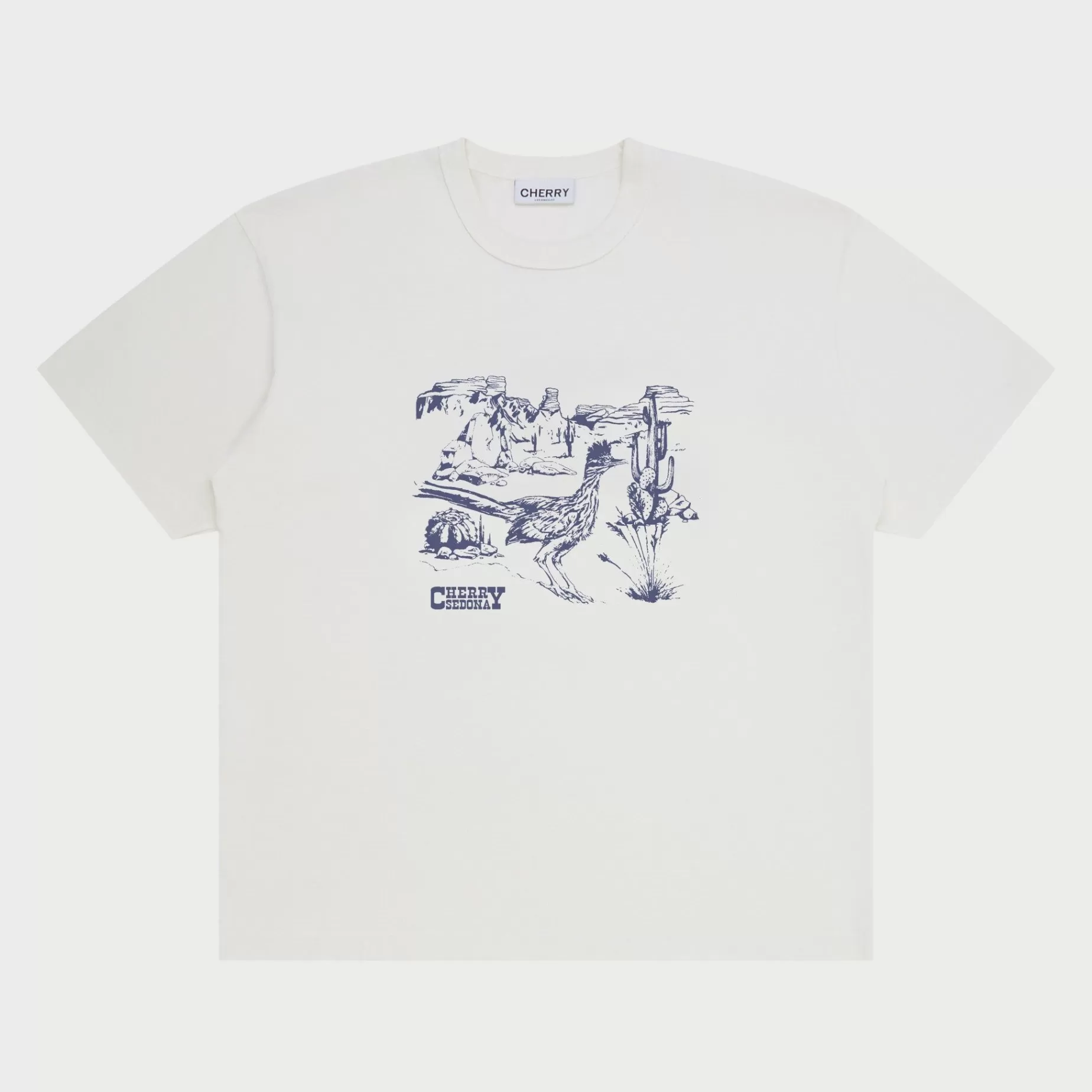 Camiseta Clasica Sedona (Blanco Vintage)^Cherry Fashion