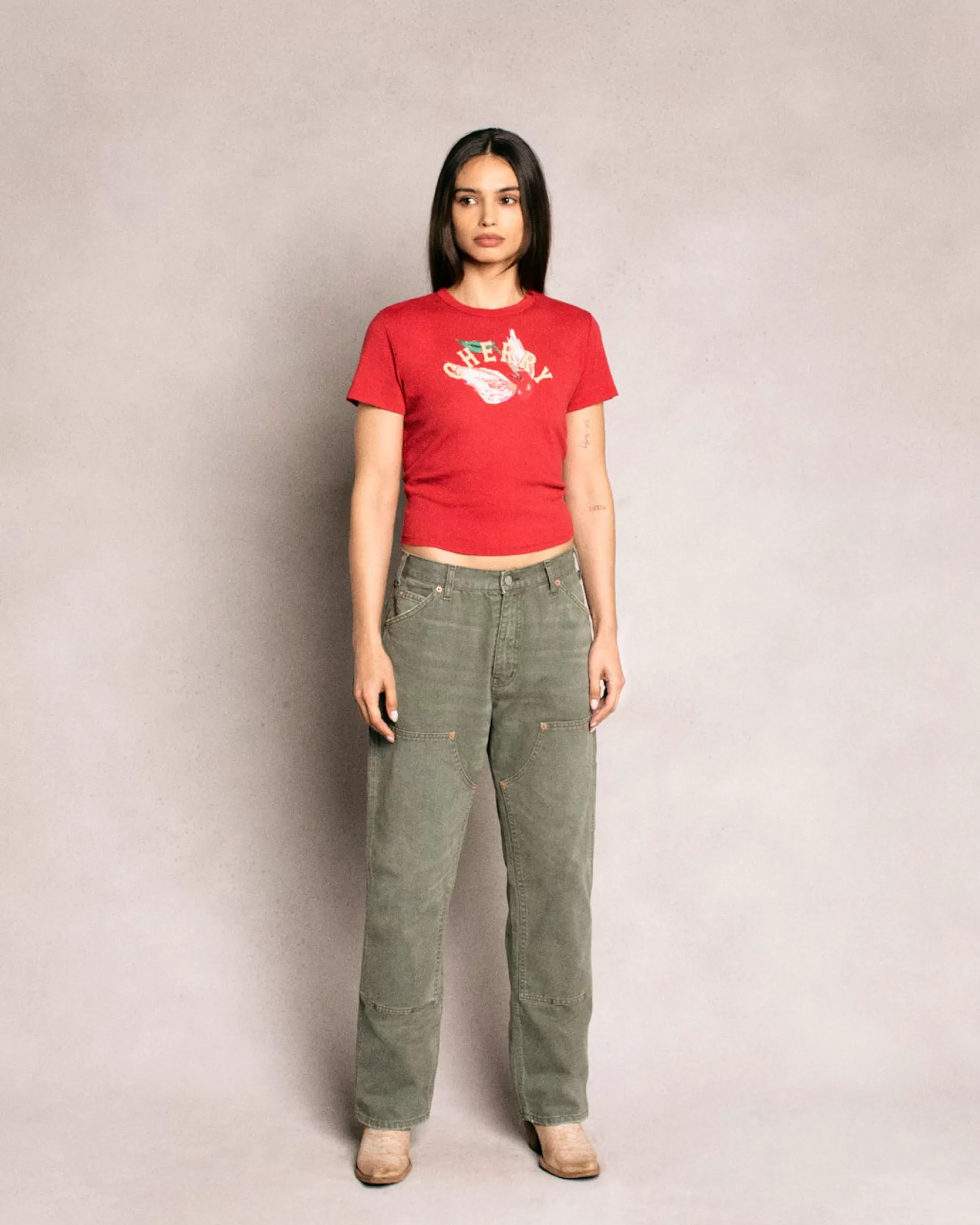 Camiseta Para Bebe Flying (Rojo Vintage)^Cherry Cheap