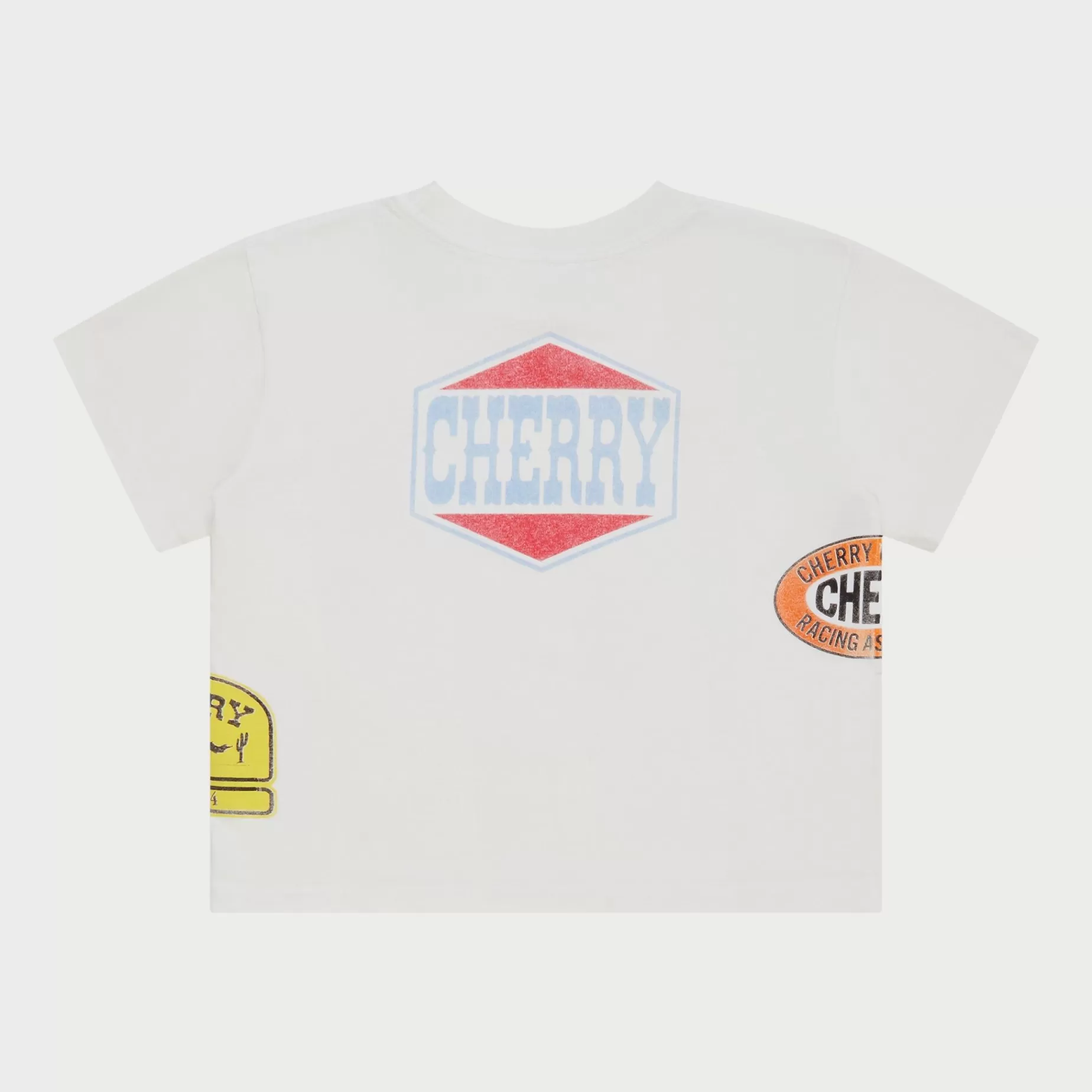 Camiseta Para Bebe Off Road Boxy (Blanco Vintage)^Cherry New