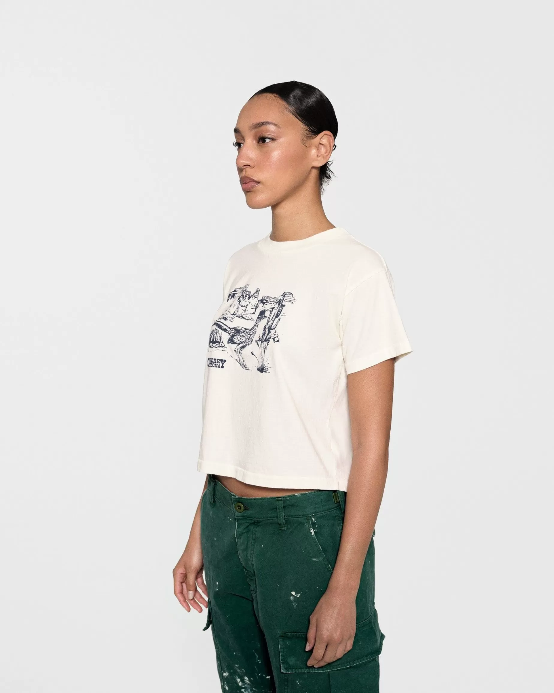 Camiseta Para Bebe Sedona Boxy (Blanco Vintage)^Cherry Discount