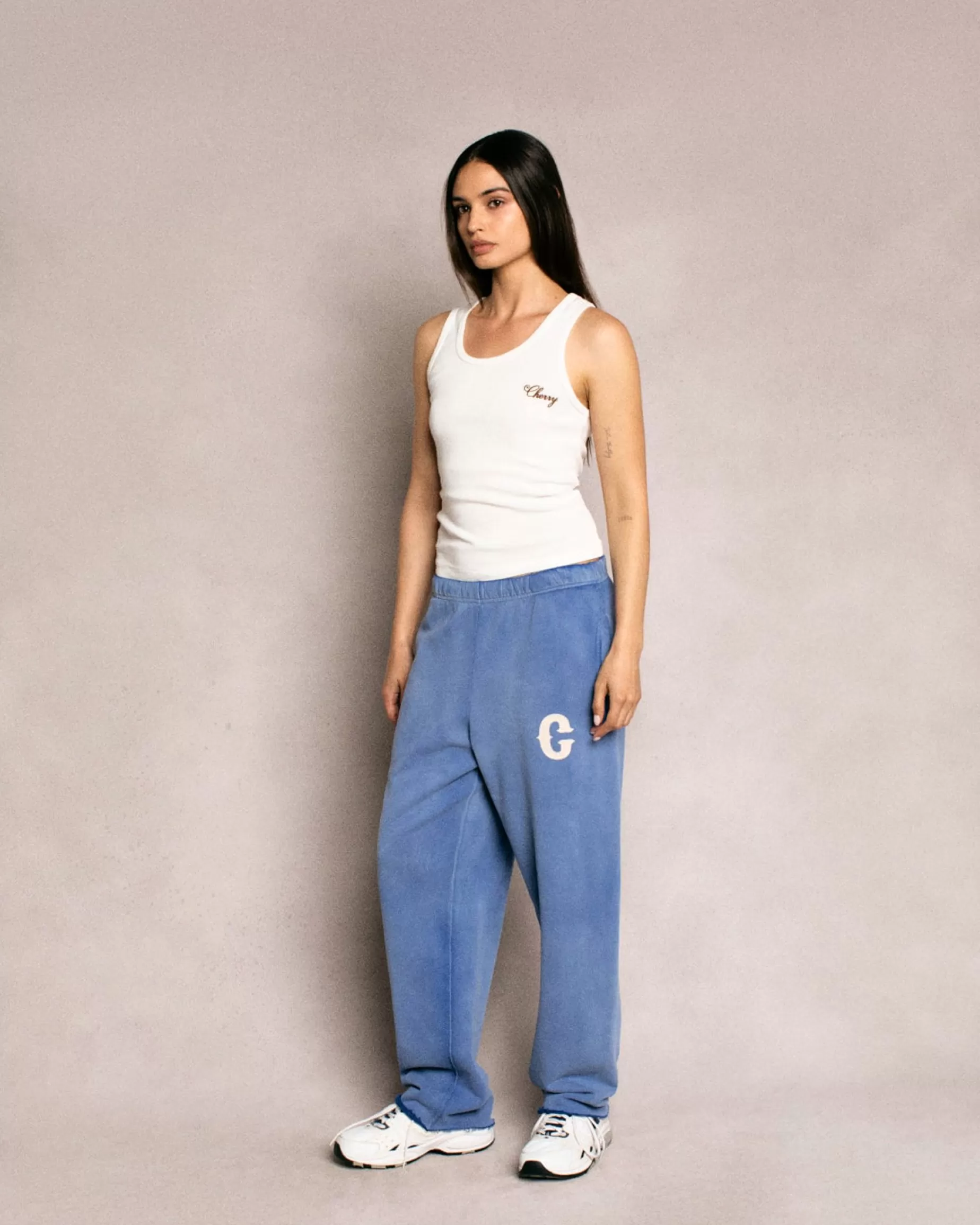 Camiseta Sin Mangas Clasica Americana (Blanco Vintage)^Cherry New