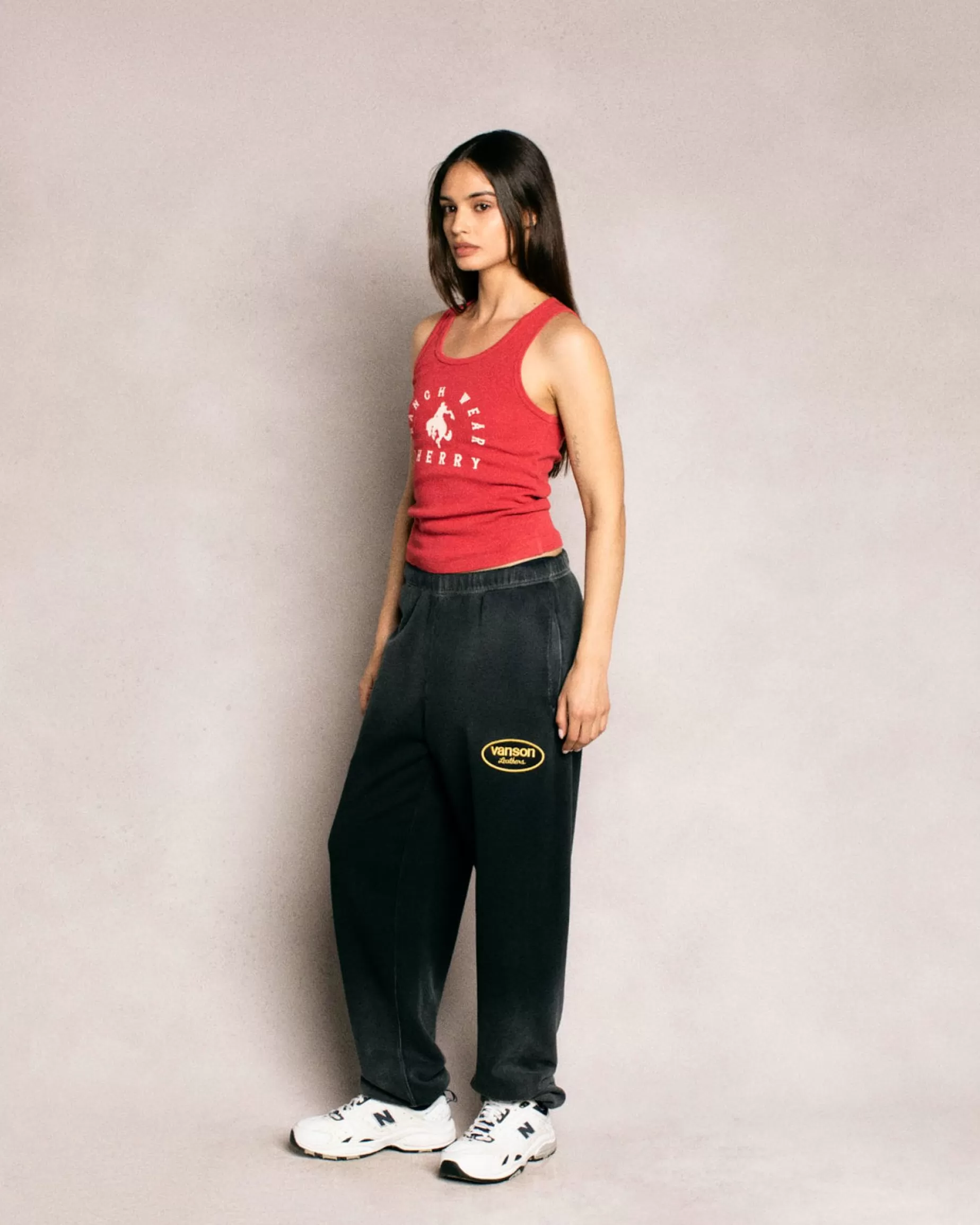 Camiseta Sin Mangas Ranch Wear (Rojo Vintage)^Cherry Hot