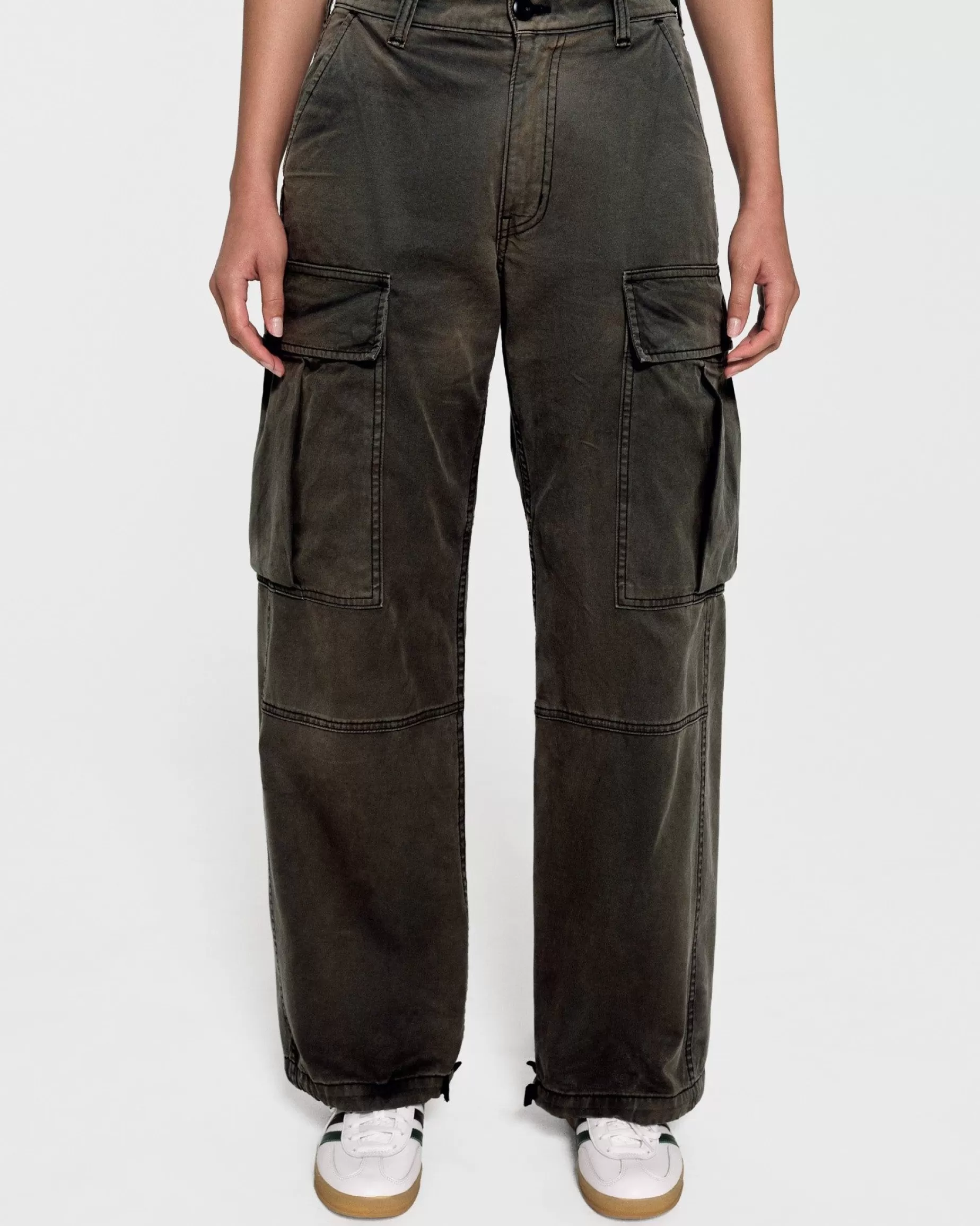 Cargo De Pierna Ancha (Negro Vintage)^Cherry Outlet