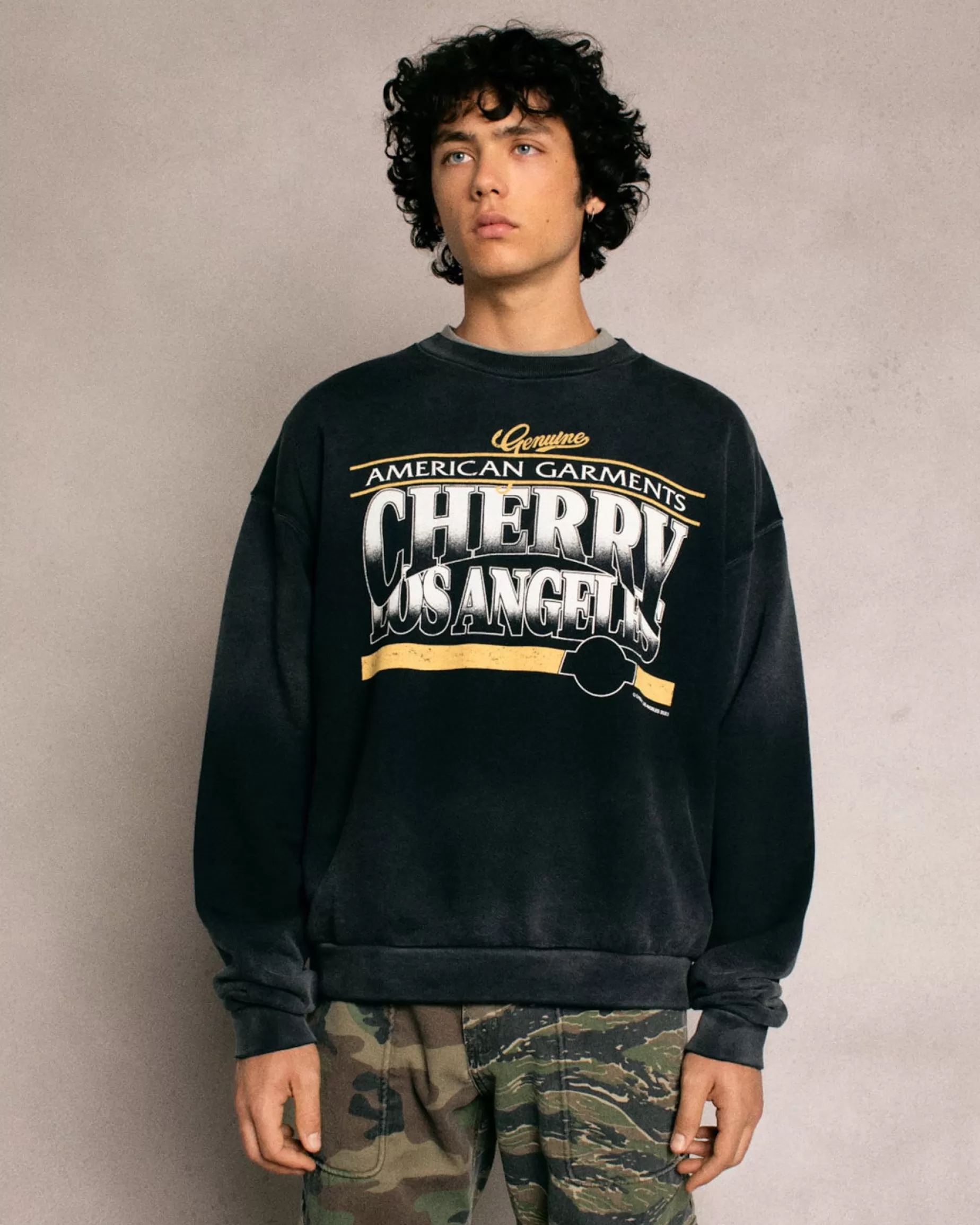 Cuello Redondo De American Garments (Negro Vintage)^Cherry Cheap