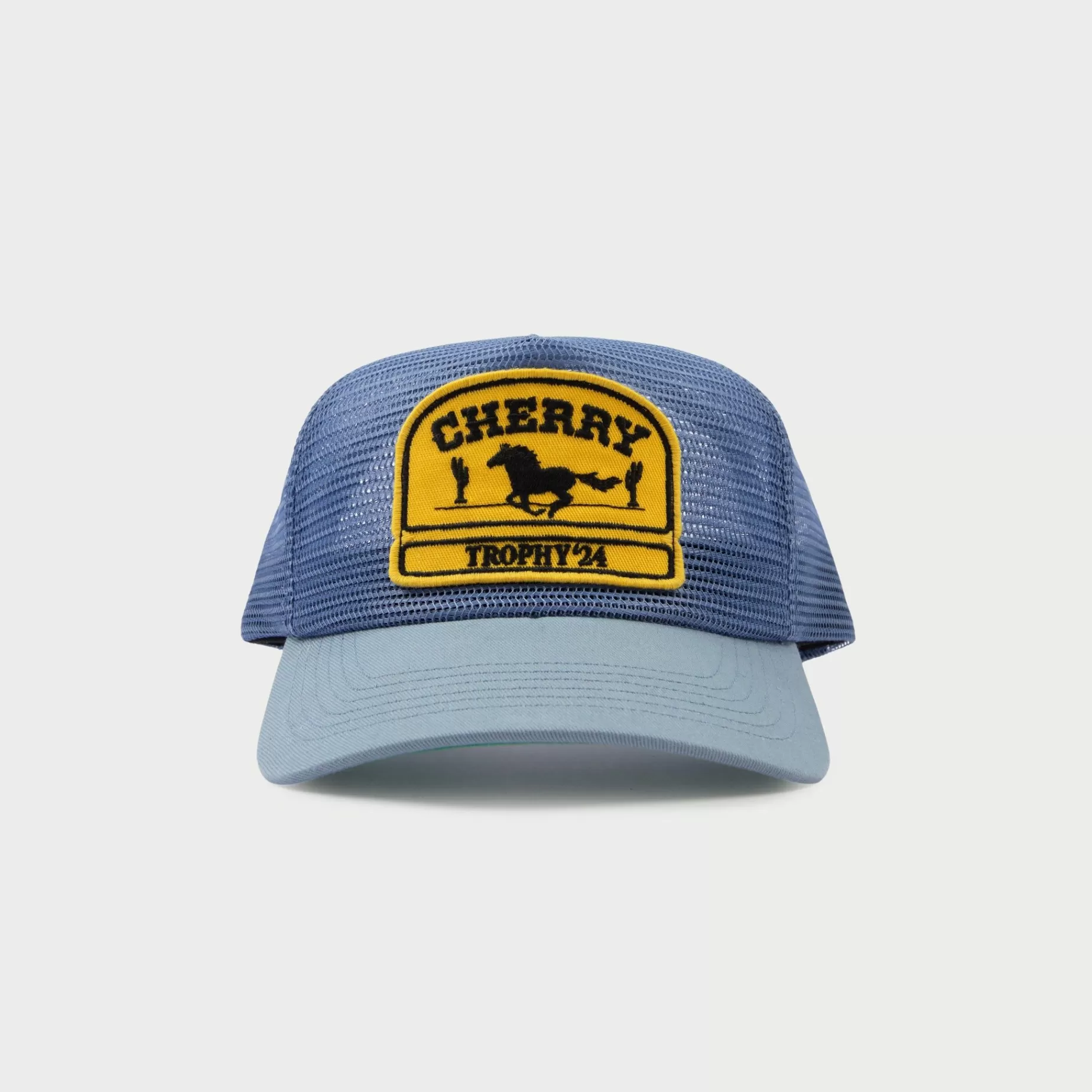 Gorra De Camionero De Malla Completa Desert Horse (Azul)^Cherry Shop