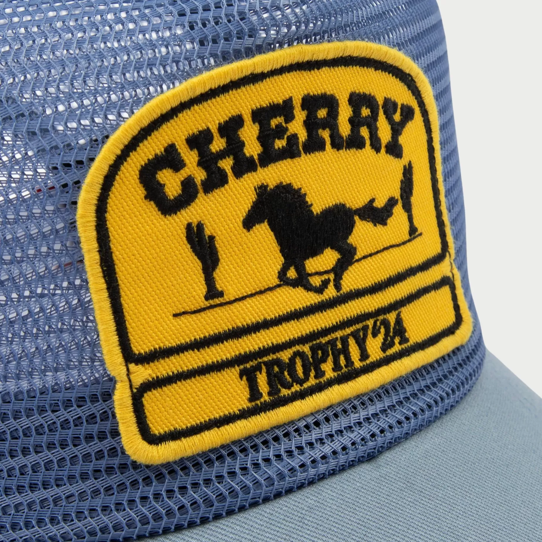 Gorra De Camionero De Malla Completa Desert Horse (Azul)^Cherry Shop