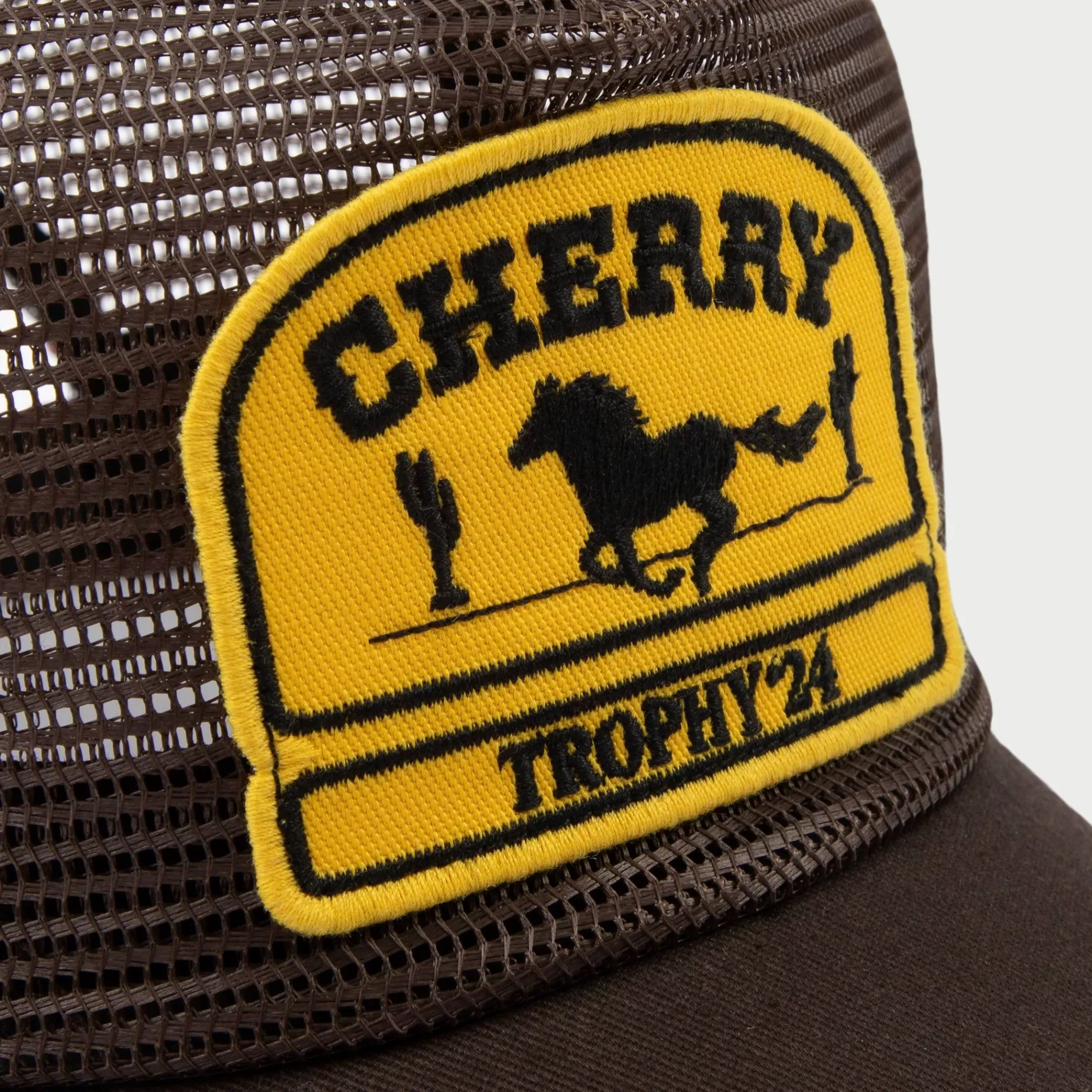 Gorra De Camionero De Malla Completa Desert Horse (Marron)^Cherry Cheap
