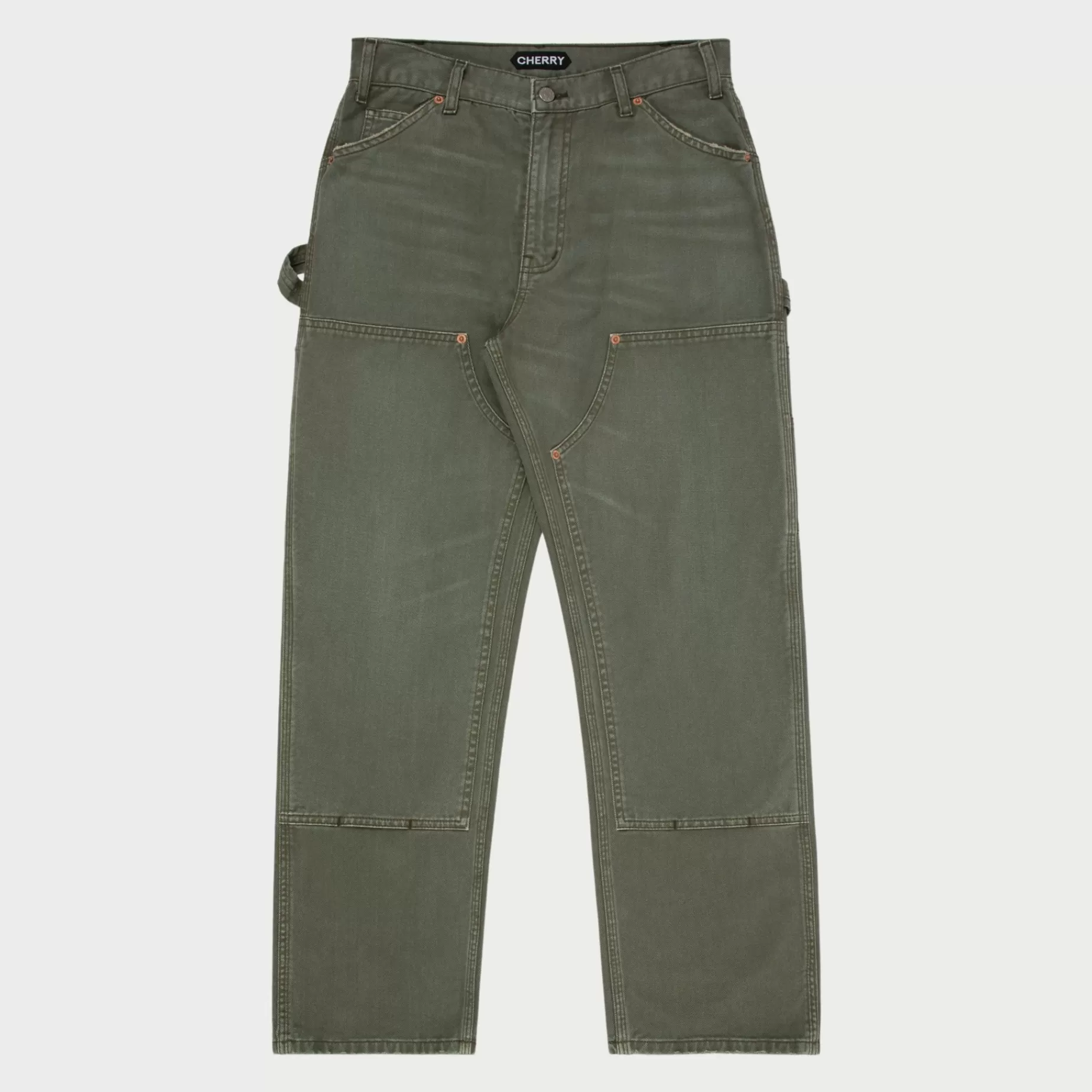Lona Doble Rodilla (Vintage Olive)^Cherry Clearance