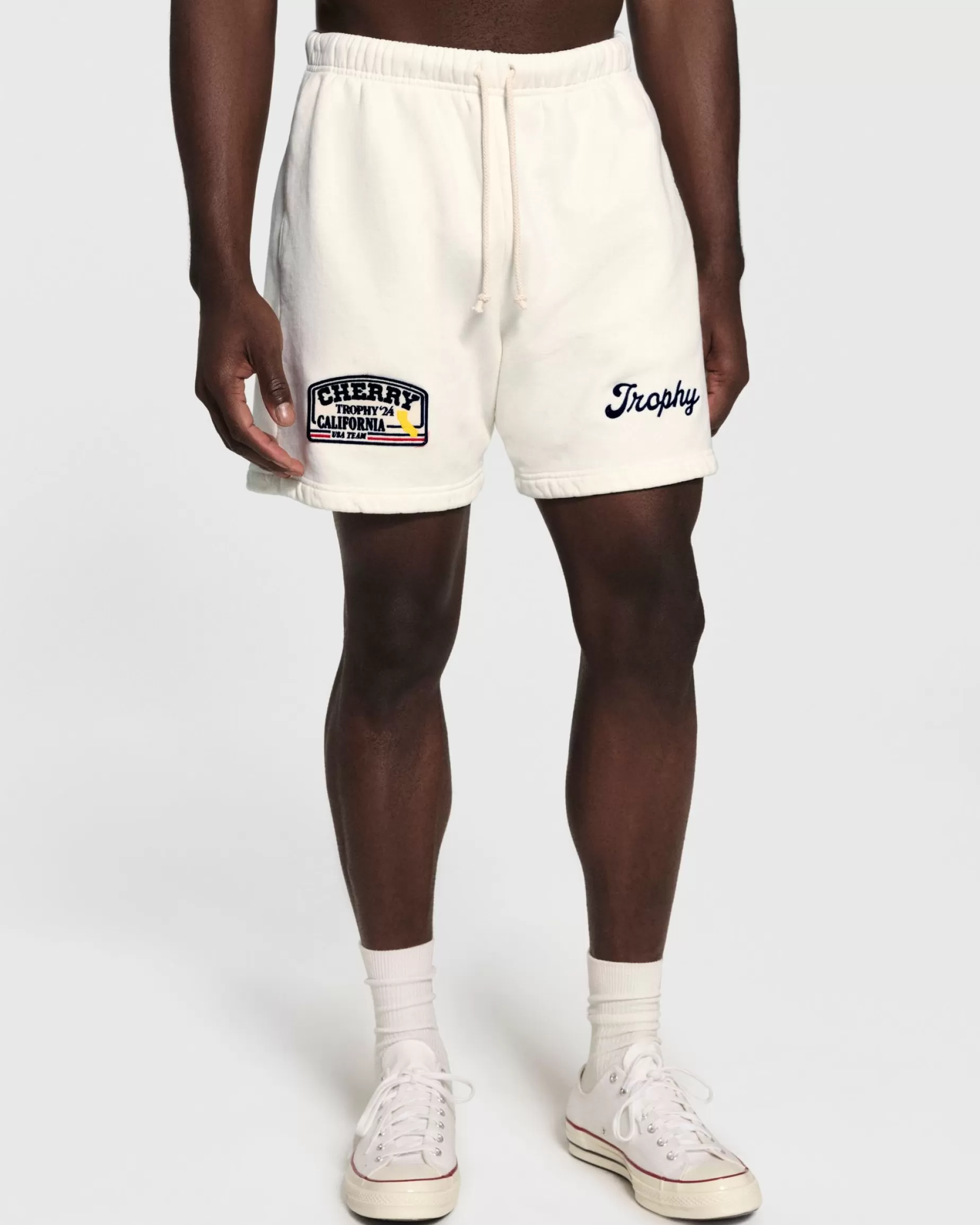 Pantalon Corto Deportivo Trophy (Blanco Vintage)^Cherry Store