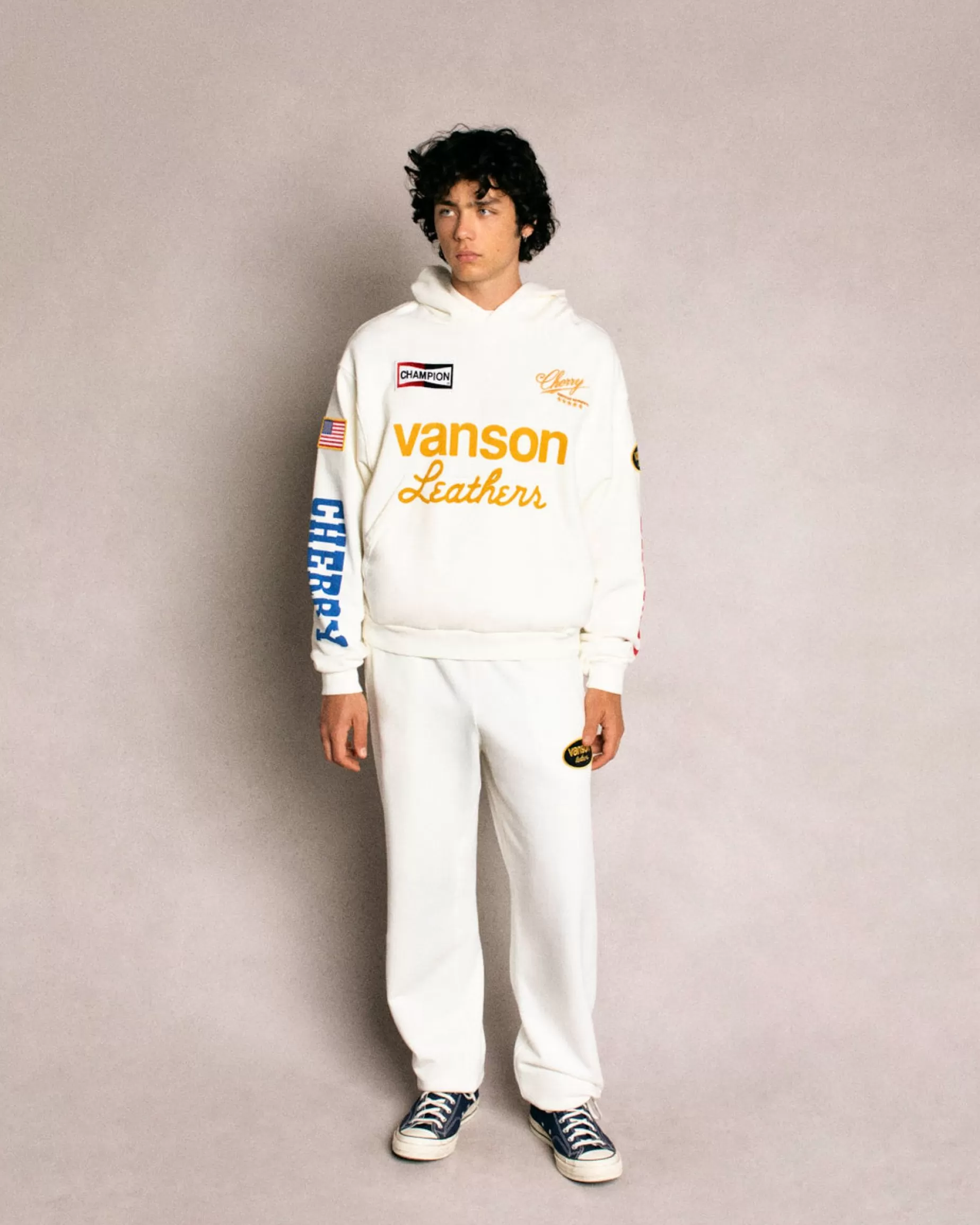 Pantalon Deportivo Vanson X (Blanco Vintage)^Cherry Online