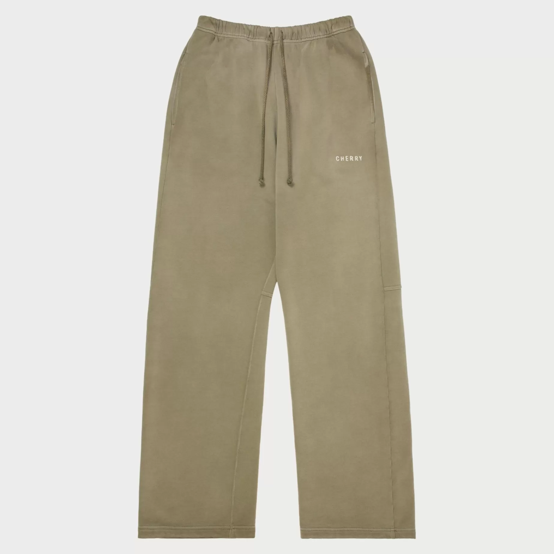 Pantalones Deportivos De Paracaidas Con Logotipo Basico (Oliva)^Cherry Online