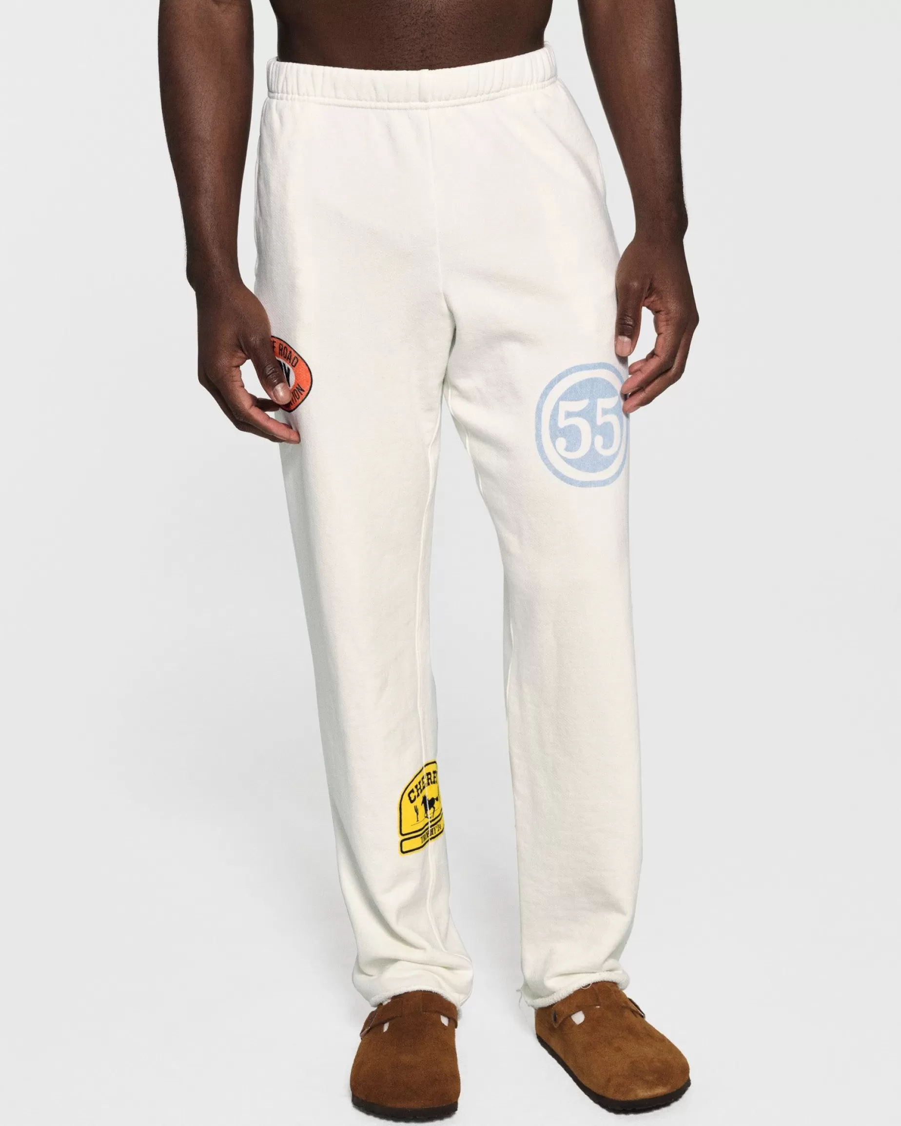 Pantalones Deportivos Off Road Raw Edge (Blanco Vintage)^Cherry Cheap