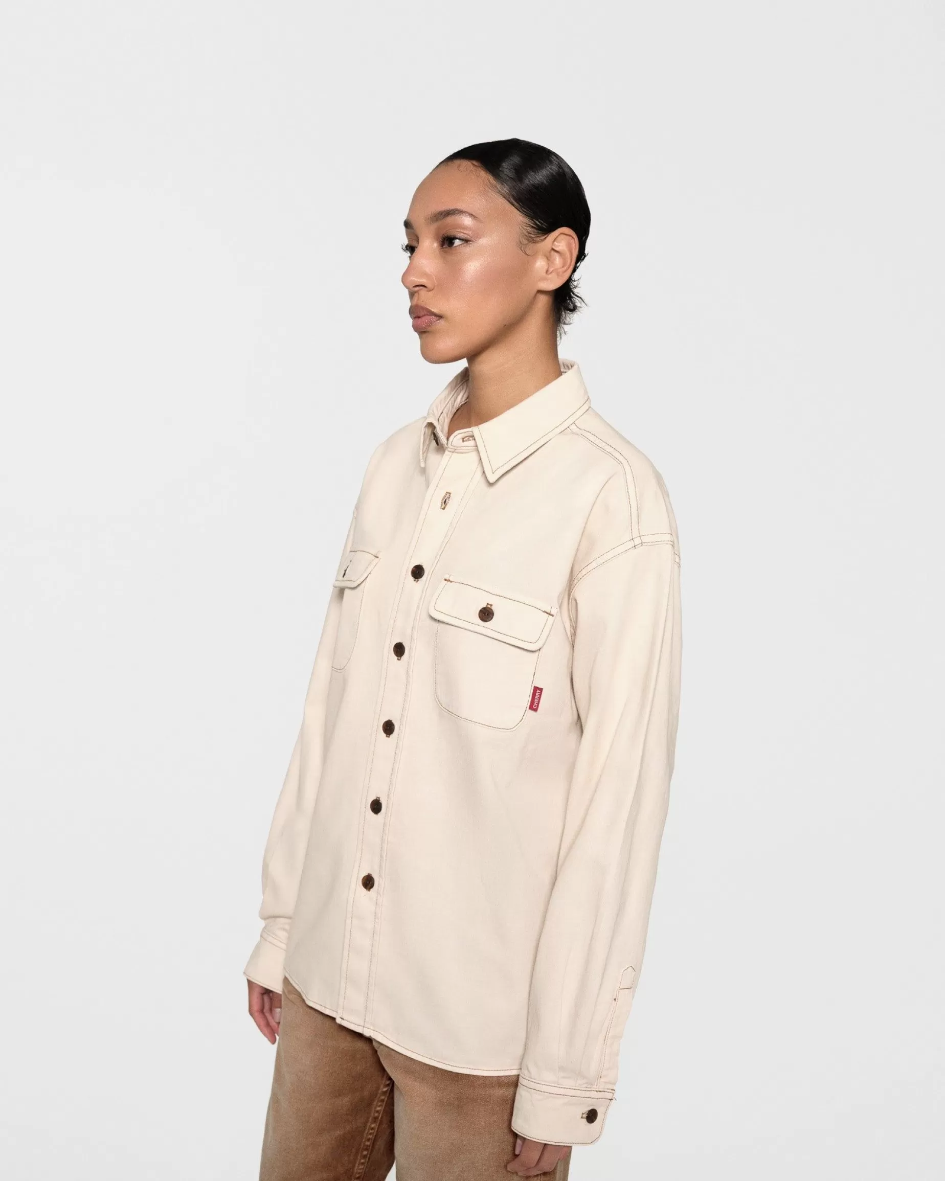 Sobrecamisa Vaquera (Vintage White)^Cherry New