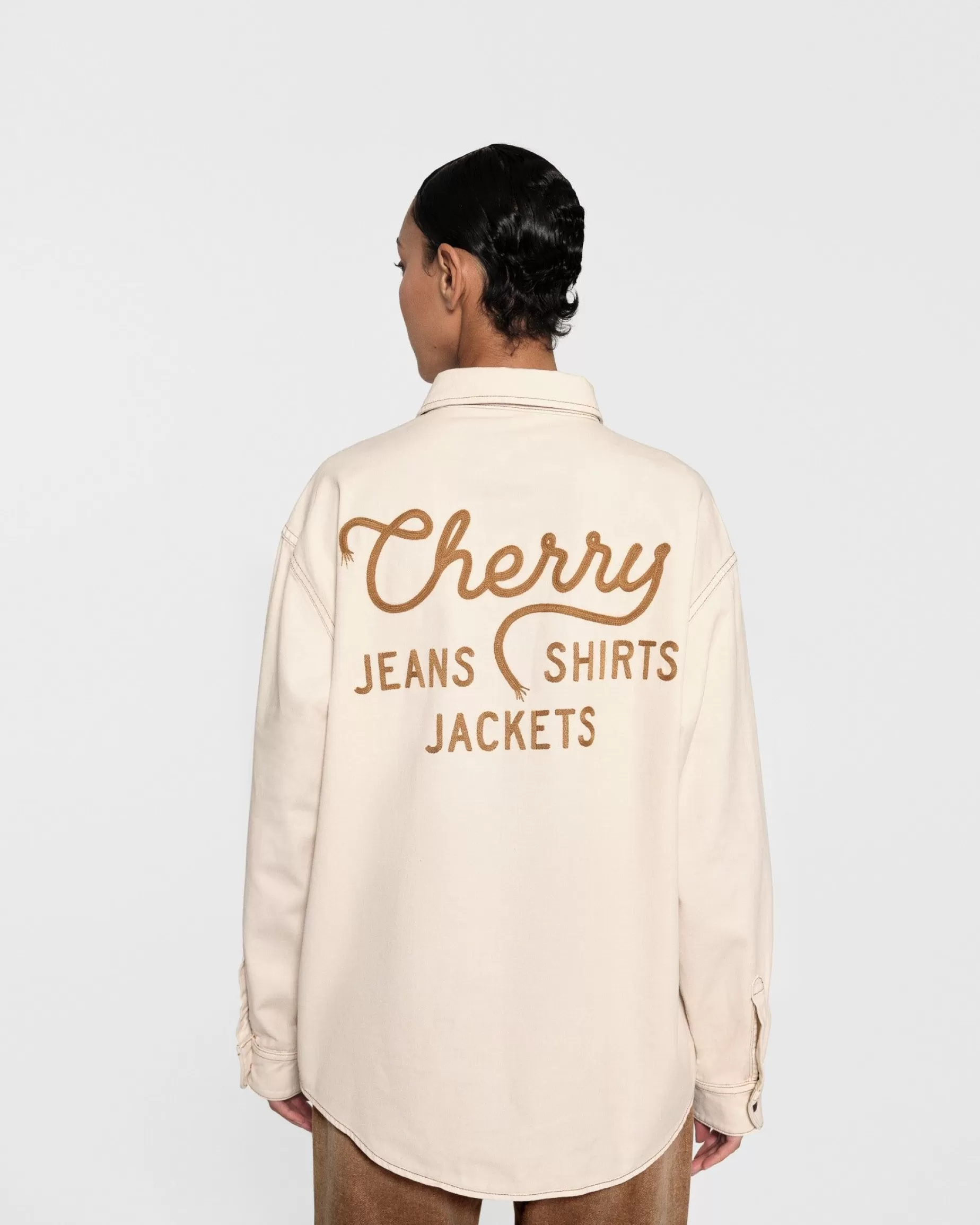 Sobrecamisa Vaquera (Vintage White)^Cherry New