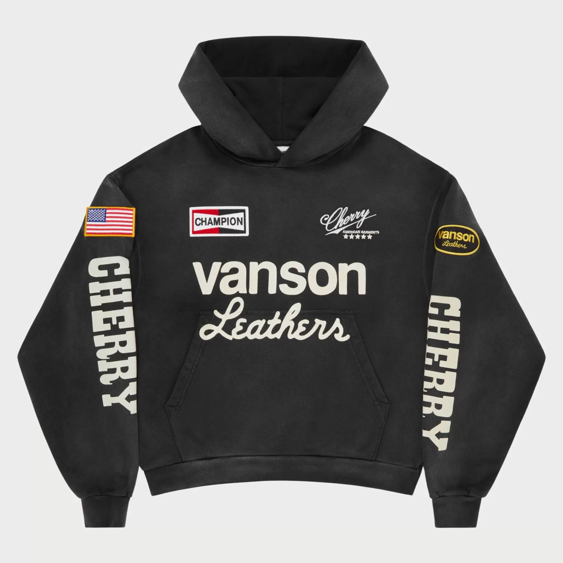 Sudadera Con Capucha Vanson (Negro Vintage)^Cherry Discount