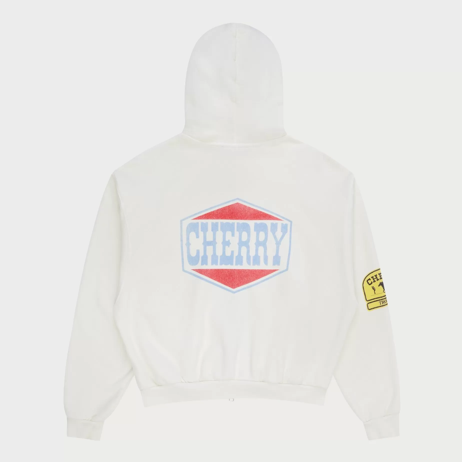 Sudadera Con Capucha Y Cremallera Off Road (Blanco Vintage)^Cherry Shop