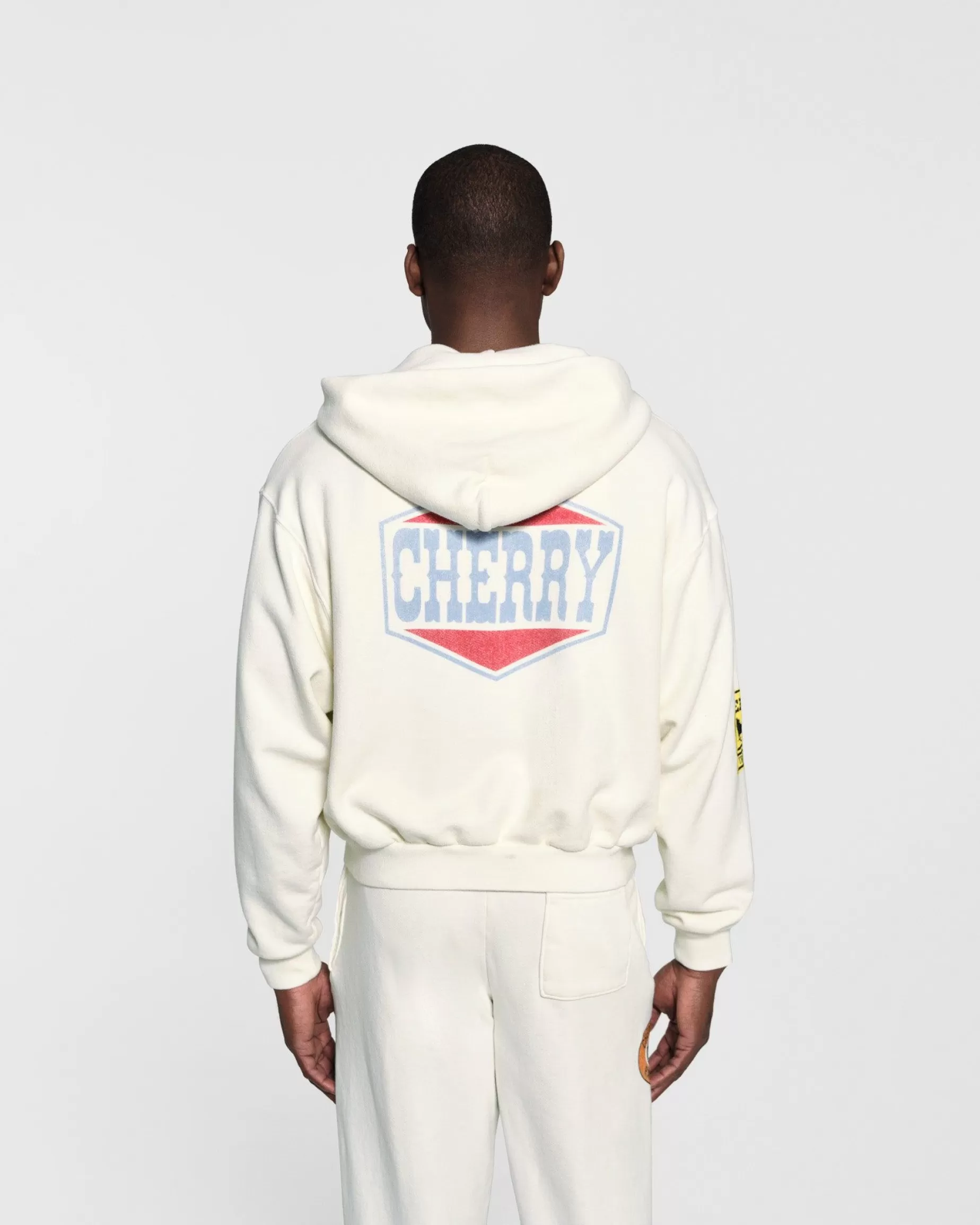 Sudadera Con Capucha Y Cremallera Off Road (Blanco Vintage)^Cherry Shop